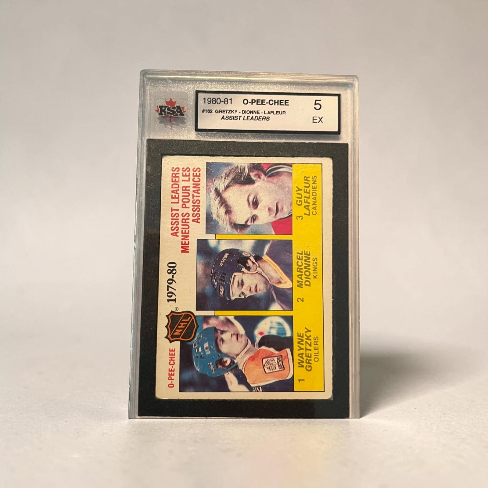 NHL KSA Graded O-Pee-Chee 1980-1981 Collectors Card (1 of 2)