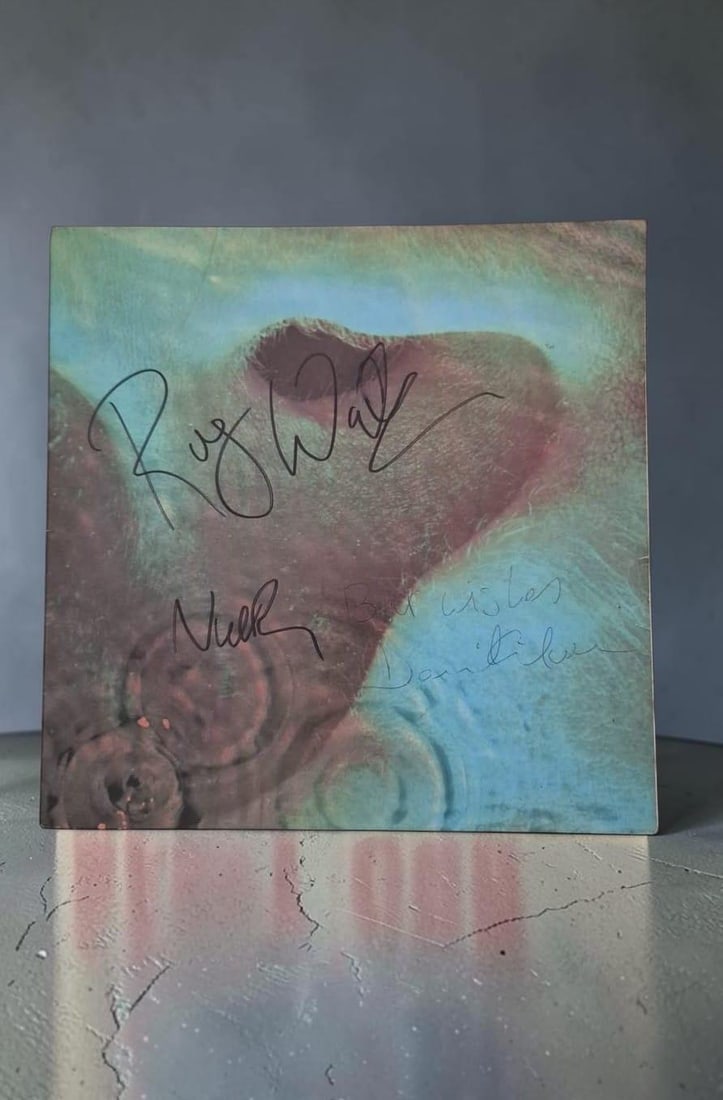Pink Floyd Signed Meddle 12" Vinyl (1 of 1)