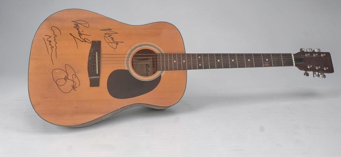 CSNY Signed Acoustic Guitar (1 of 2)