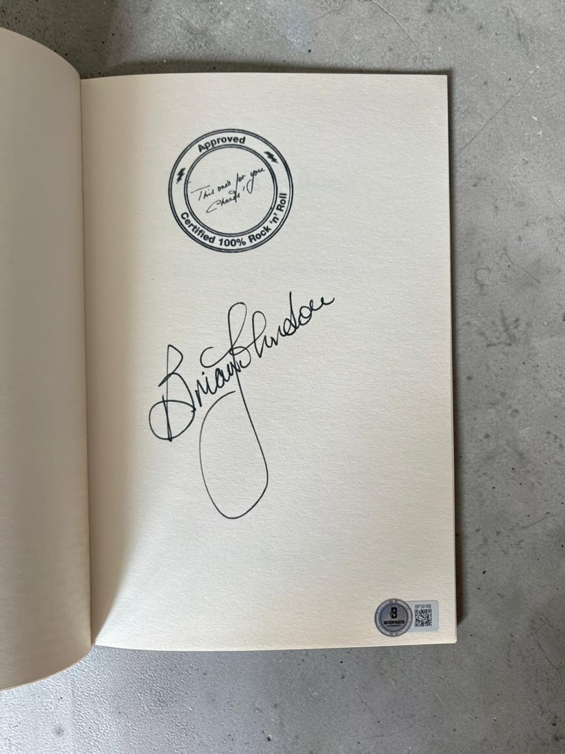 Brian Johnson AC/DC Signed Hardback Book (1 of 3)