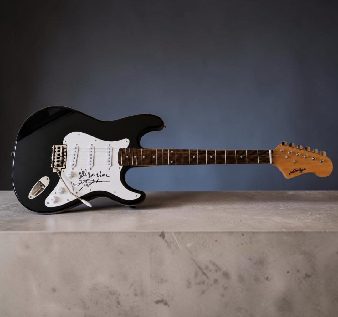 Tito Jackson Jackson 5 Signed Stratocaster Style Electric Guitar (1 of 2)