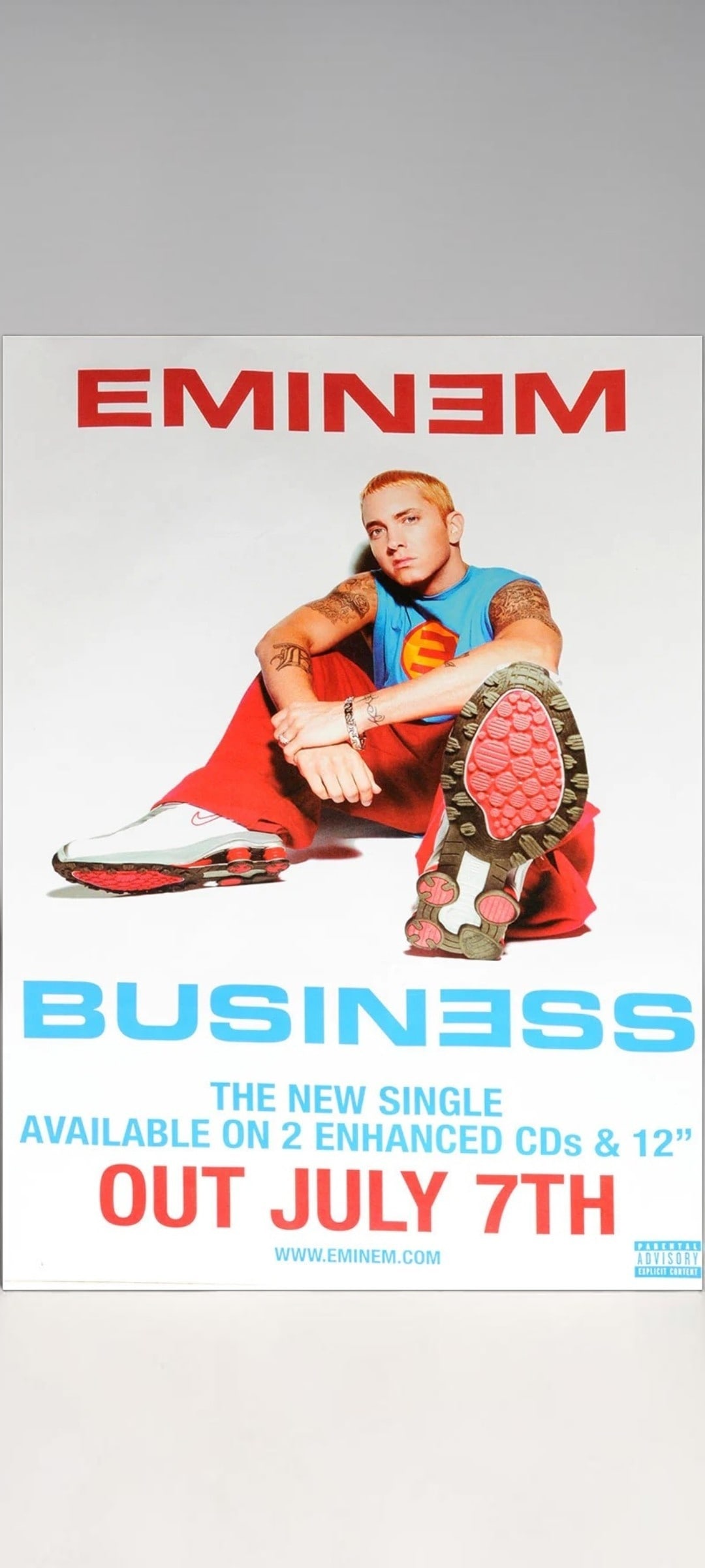 Eminem Original Promotional Poster (1 of 1)