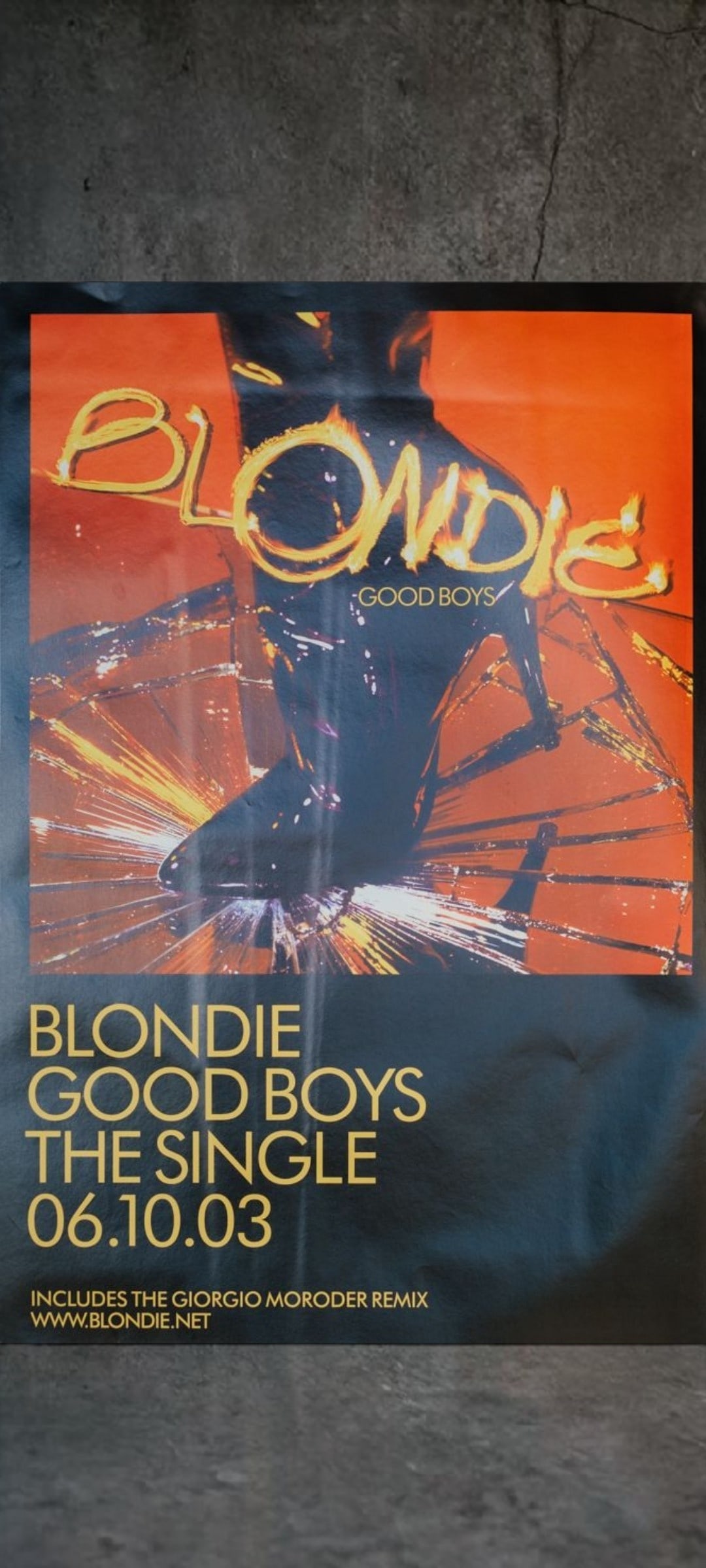 Blondie Original Promotional Poster (1 of 1)