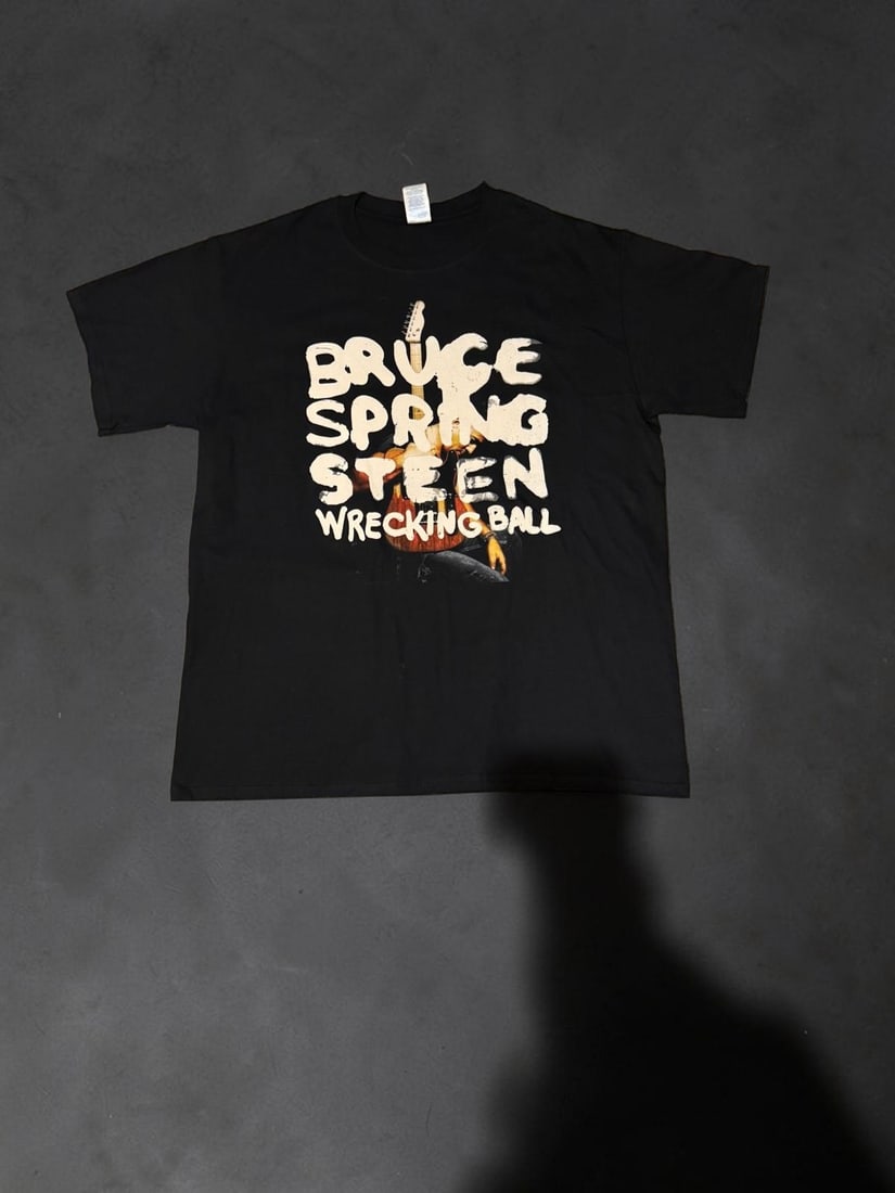 Bruce Springsteen "Wrecking Ball" Tour Italian Security T-Shirt UnWorn (1 of 1)