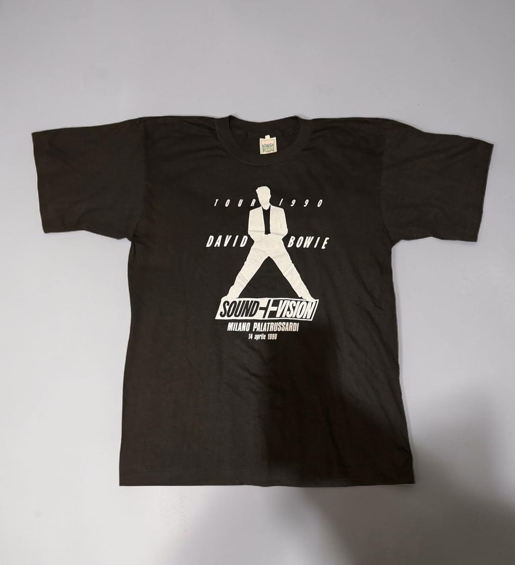 David Bowie Sound And Vision 1990 Official Italian Security T-Shirt UnWorn (1 of 1)