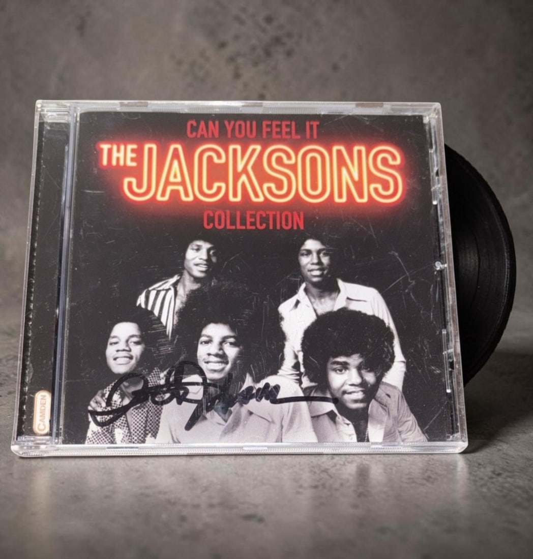 Tito Jackson Signed CD: This lot is a CD (Can You Feel It, The Jacksons Collection), autographed by Tito Jackson of The Jacksons. If you wish to upgrade to a third party authentication with holographic QR code and item scori