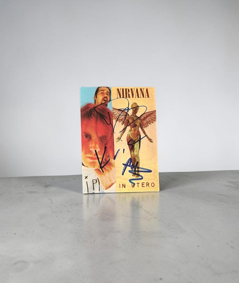 Nirvana Signed Postcard (1 of 1)