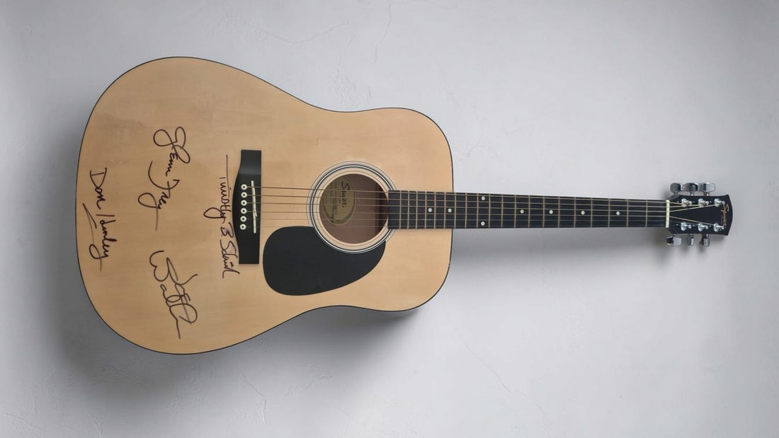 Eagles Signed Fender Acoustic Guitar (1 of 2)