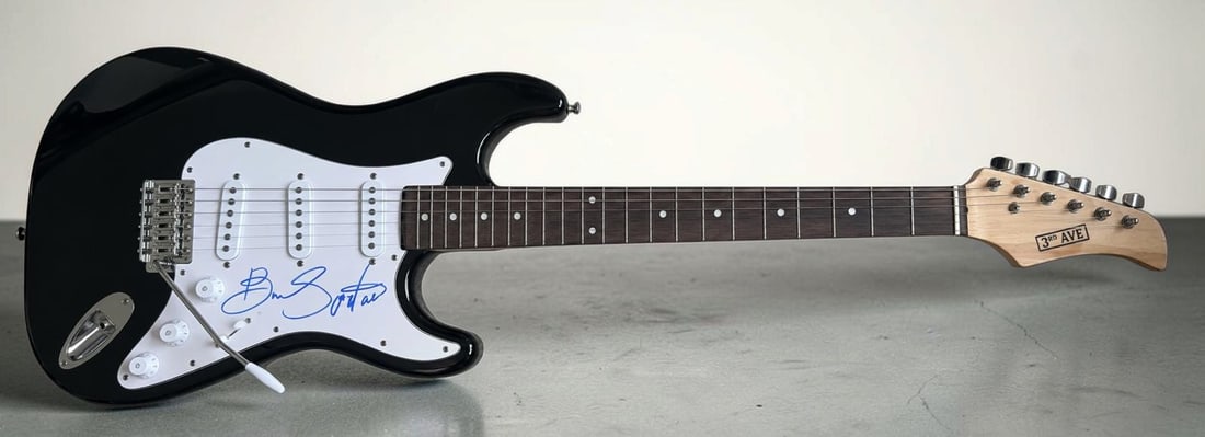 Bruce Springsteen Signed Electric Guitar (1 of 2)