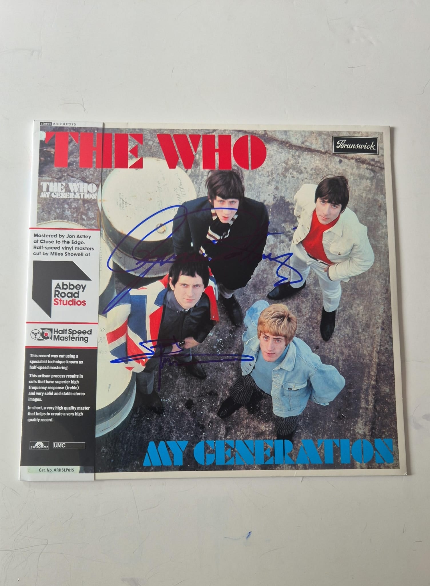 The Who My Generation Signed Vinyl LP (1 of 1)