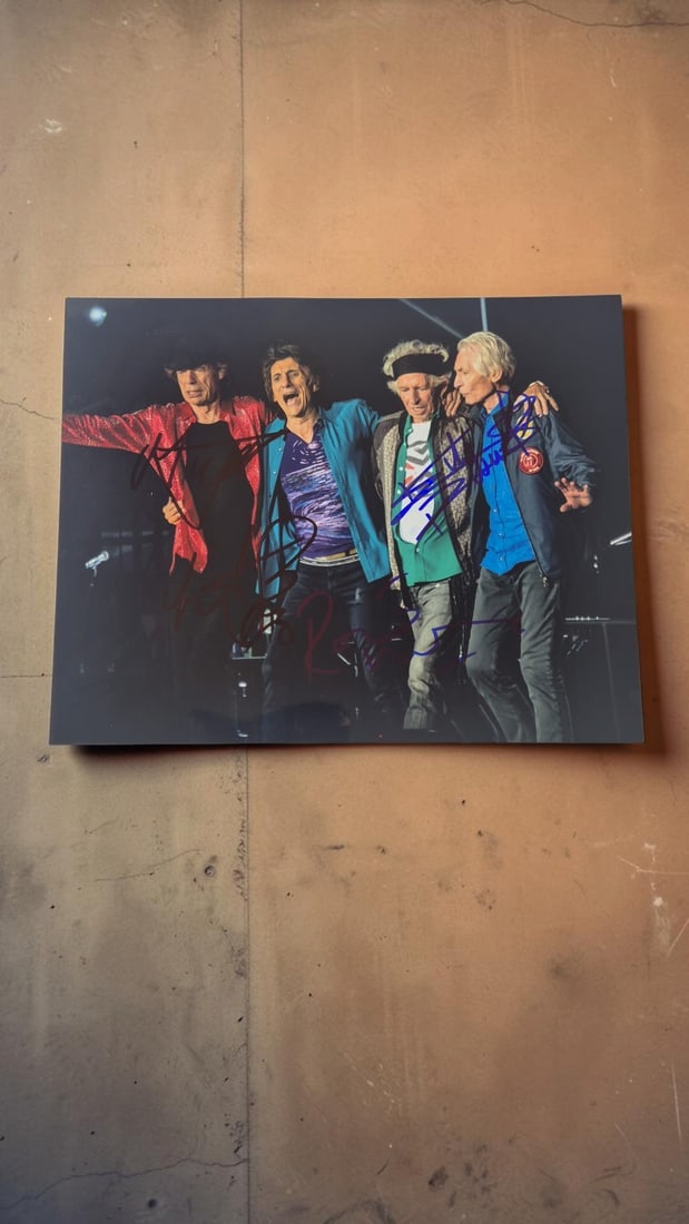 The Rolling Stones Signed Photograph (1 of 1)