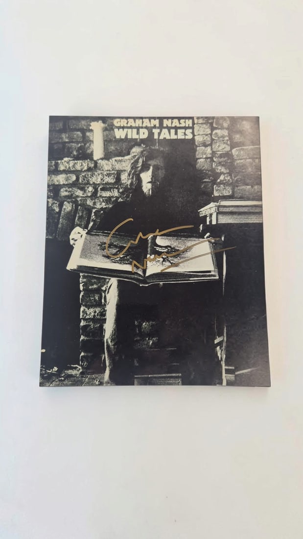 Graham Nash CSNY Signed Photograph (1 of 1)