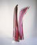 Harvey Littleton PAIR Deep Ruby Vertical Forms Holsten