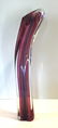 Harvey Littleton PAIR Deep Ruby Vertical Forms Holsten - 4