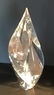 Chris Ries Lotus Art Glass Sculpture with COA