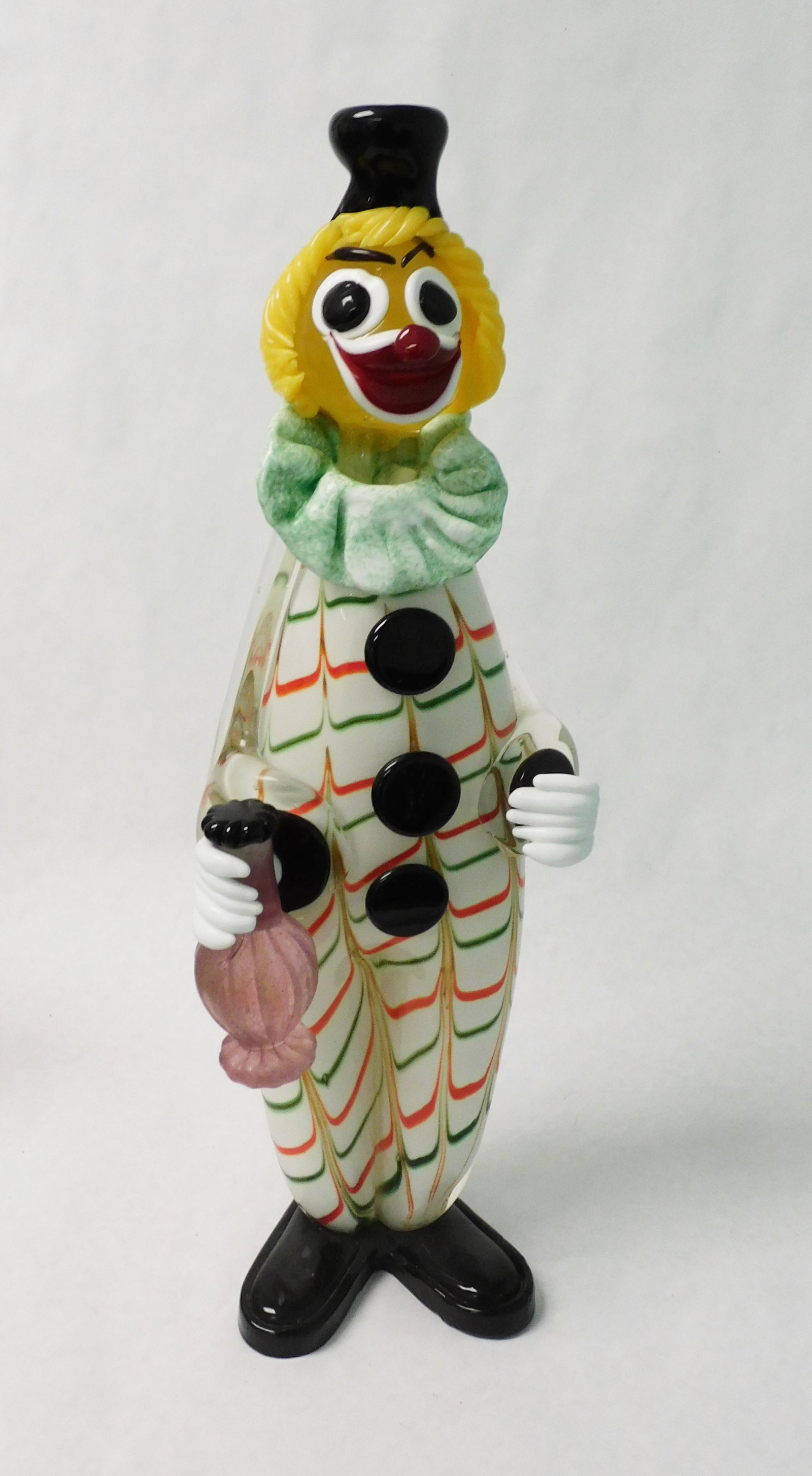 Monumental Murano Art Glass Clown Circa 1950's: Monumental Murano Art Glass Clown Circa 1950's