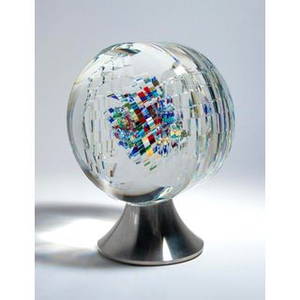 Jon Kuhn Rotating Studio Glass Sculpture 2004