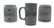 3 prosit stoneware mugs with cobalt decoration