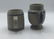 2 prosit stoneware mugs with cobalt blue decoration - 2