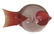 Antonio Da Ros Cenedese Murano Sommerso Fish Sculpture