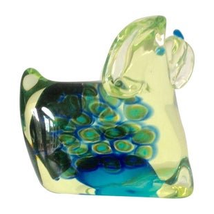 Antonio Da Ros Cenedese Murano Murrine dog: Antonio Da Ros Cenedese Murano Murrine dog