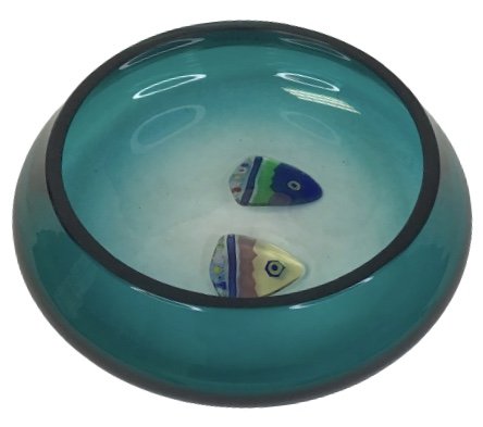 Alfredo Barbini Aquarium Bowl Fish Sculpture Signed by: Alfredo Barbini Aquarium Bowl Fish Sculpture Signed by the artist