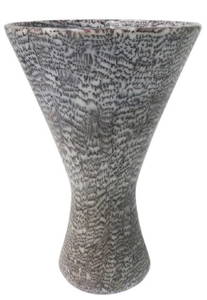 Paolo Venini Model 3885 Mezzaluna Murano Murrine Vase.