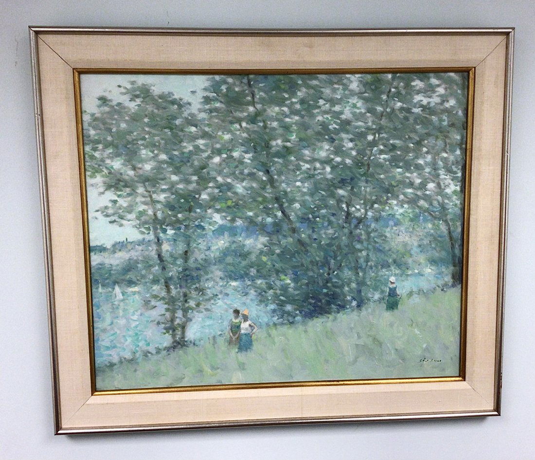 Andre Gisson (1921-2003) Oil on Canvas Artist Signed (1 of 3)