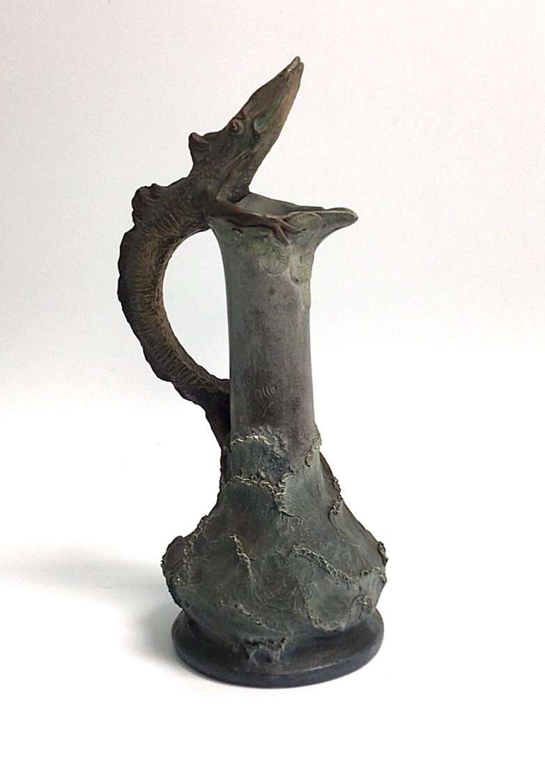 Lizard Dragon Vase Amphora Model 1682 Johann Maresch (1 of 5)
