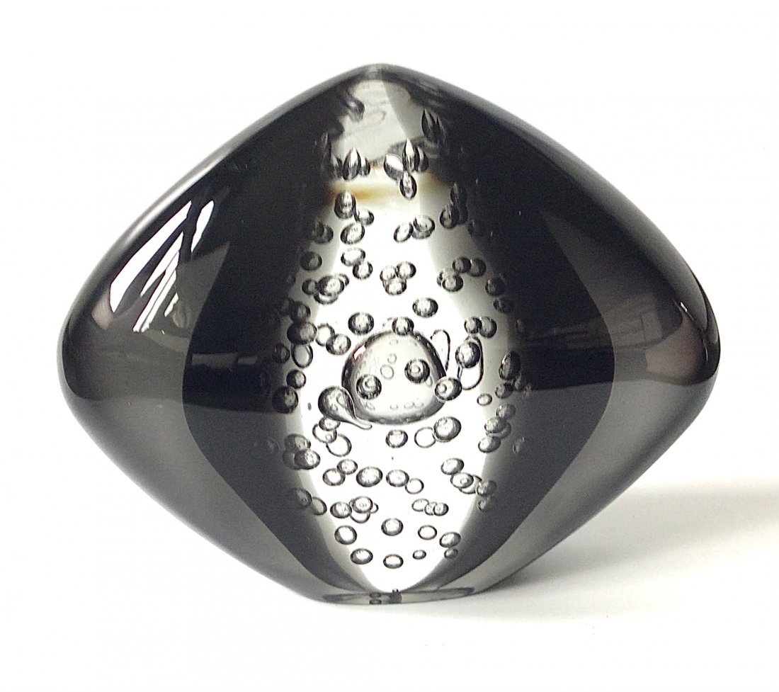 Large Livio Seguso Murano glass abstract sculpture with (1 of 2)