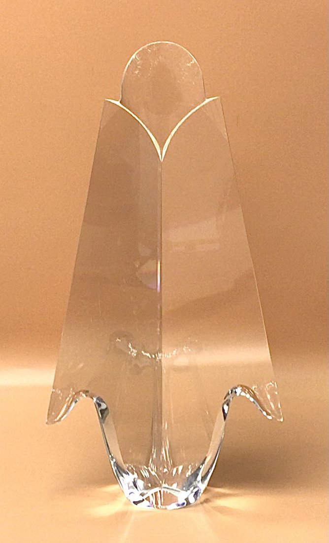 Christopher Ries Enigma Large Art Glass Sculpture: Christopher Ries Enigma Large Art Glass Sculpture Height 22.25 by 11.25 by 4 inches depth COA and signed by the artist