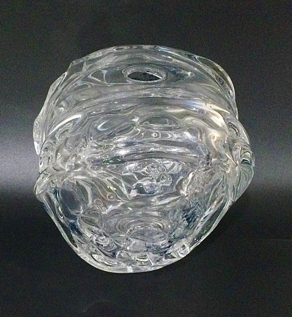 Leerdam Unica Studio Art Glass Sculptural vase Copier (1 of 6)