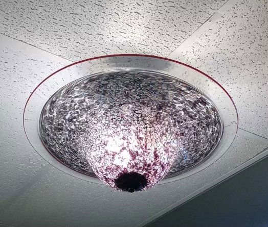 Gae Aulenti Vistosi Murano Neverino Murrine Light (1 of 3)