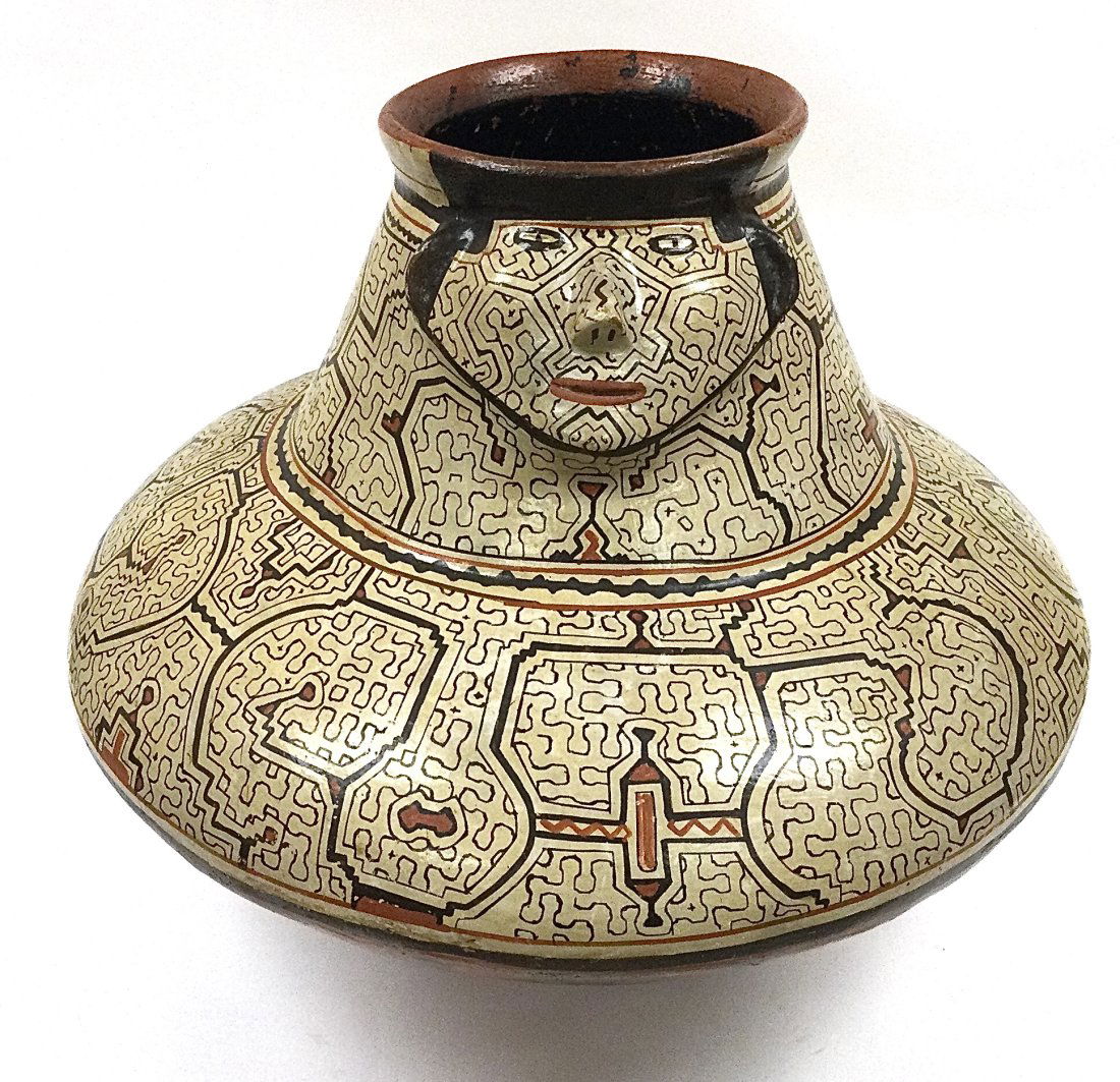 HUGE Amazonian Shipibo Pottery Jar (1 of 8)
