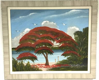 Al Black Florida Highwayman Painting with amazing: Al Black Florida Highwayman Painting with amazing dÃ©cor