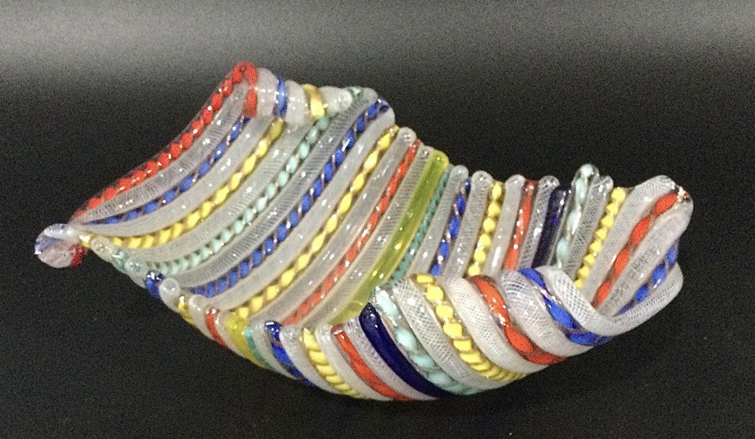 AVeM Murano Canes bowl model 11937 circa 1950s (1 of 1)