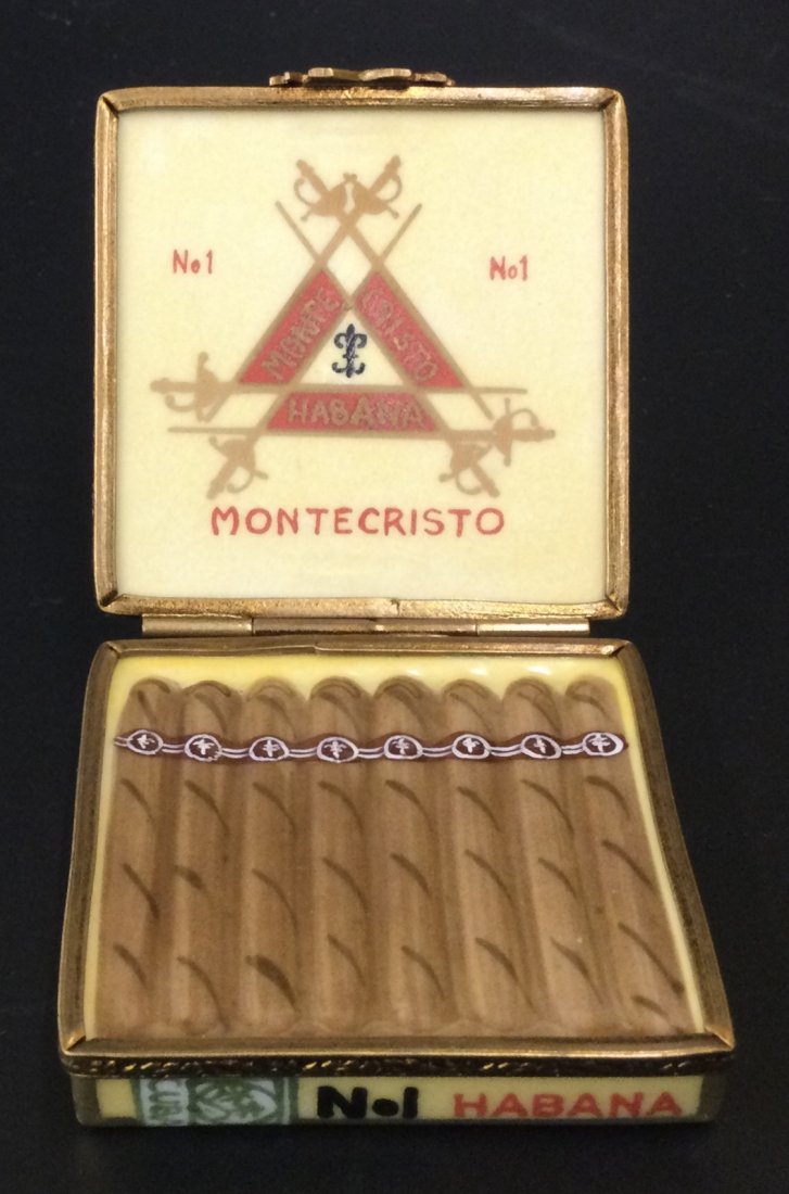 Limoges France Monte Cristo Compact Cigar Tobacco (1 of 3)