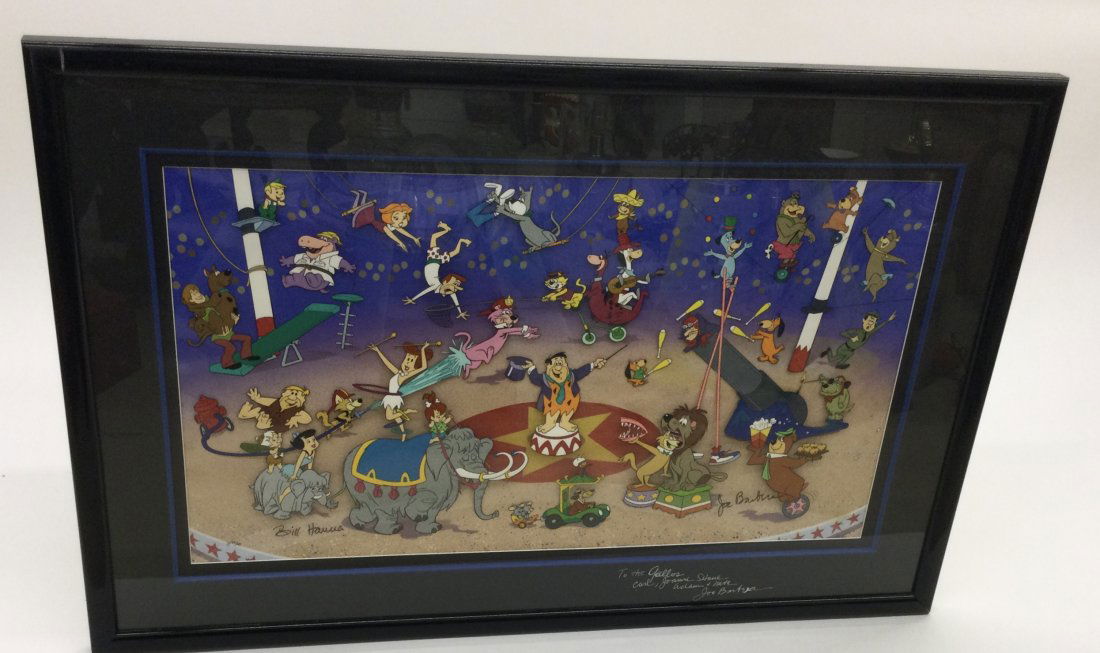 Hanna Barbera Animation Cell Circus of the Stars Artist proof numbered 39 of 40 with original (1 of 7)