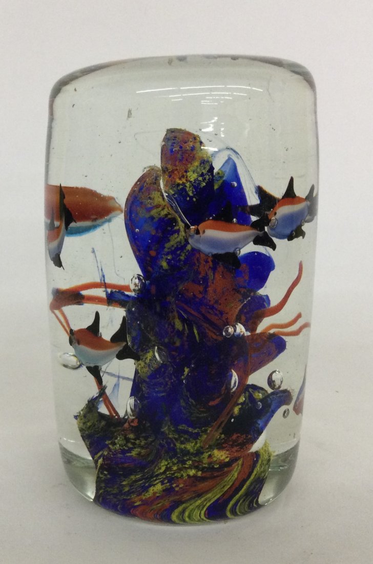 Murano Aquarium sculpture with original label (1 of 2)