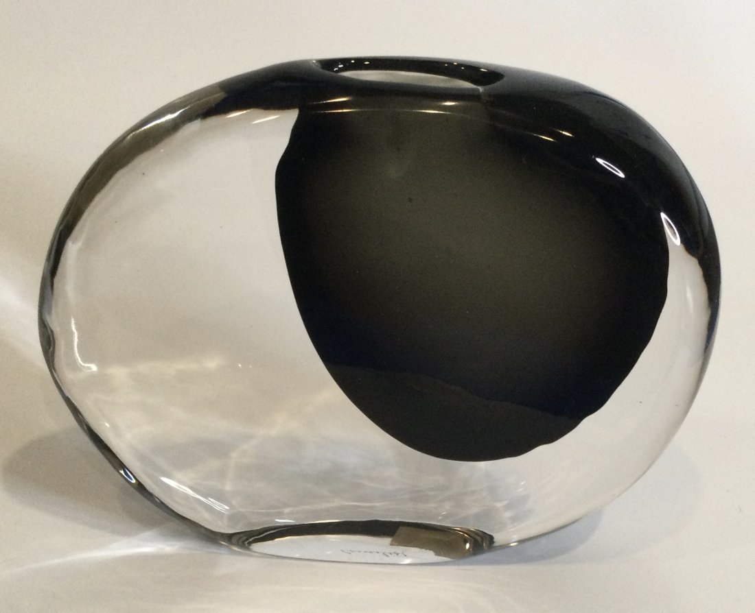 Antonio Da Ros Sasso Vase Cenedese Murano Original Label and Signature (1 of 2)