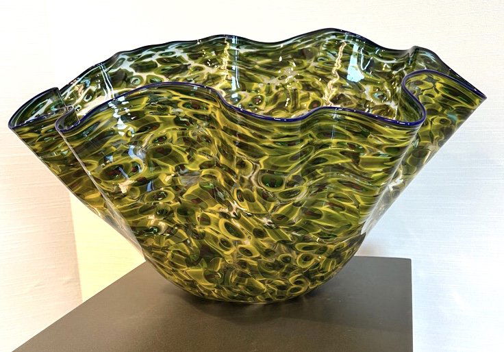 Monumental Dale Chihuly Macchia Vase signed and dated 1995 from a corporate Chicago Collection (1 of 5)