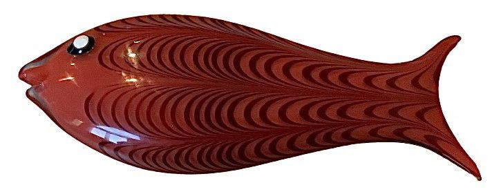 Venini Murano Ken Scott Art Glass fish sculpture signed Venini Italia (1 of 2)