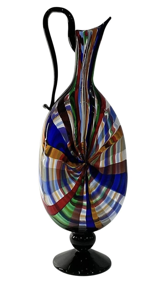 LARGE Signed La Murrina Art Glass pitcher form: LARGE Signed La Murrina Art Glass pitcher form