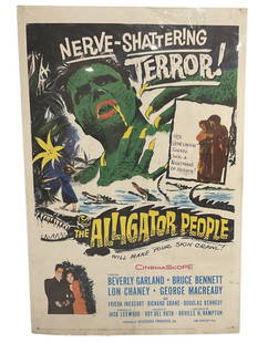 Alligator People Poster 20th Century Fox 1959: Alligator People Poster 20th Century Fox 1959