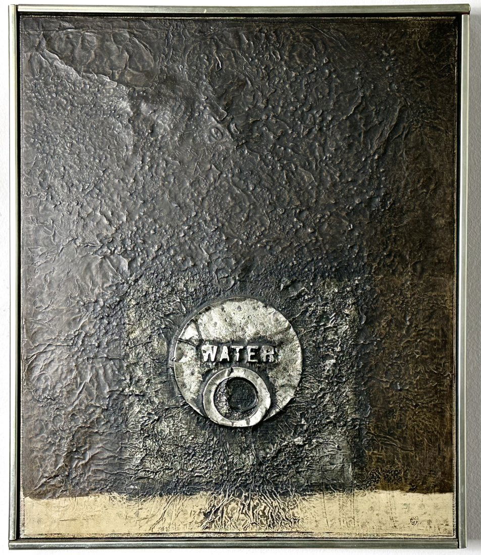 Jose Antonio Fernandez-Muro (1920-2014) oil and mixed media on board (1 of 5)