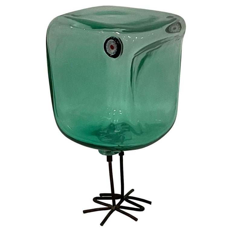 Alessandro Pianon Rare Form Pulcino Pulcini Bird sculpture on copper legs circa 1960s (1 of 4)