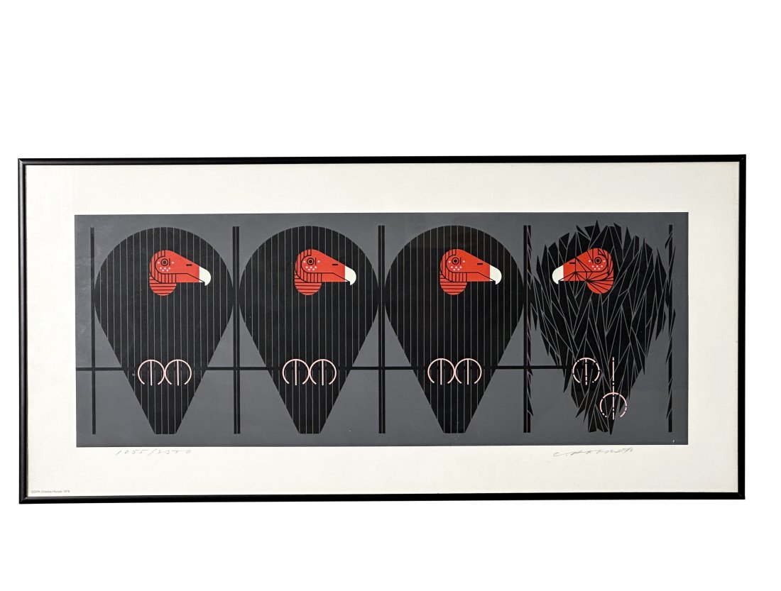 Charley Harper Buzz Off You Turkey serigraph 1979 edition of 2500 (1 of 7)