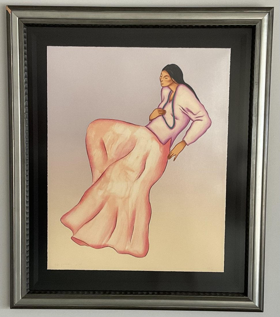 R C Gorman (1932-2005) GALA Lithograph Signed numbered and dated by the artist 24 of 75 from 2005 (1 of 3)