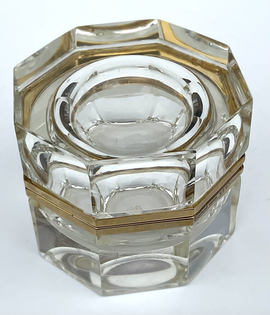 Artist Signed Murano Art Glass Octagon Box (1 of 2)