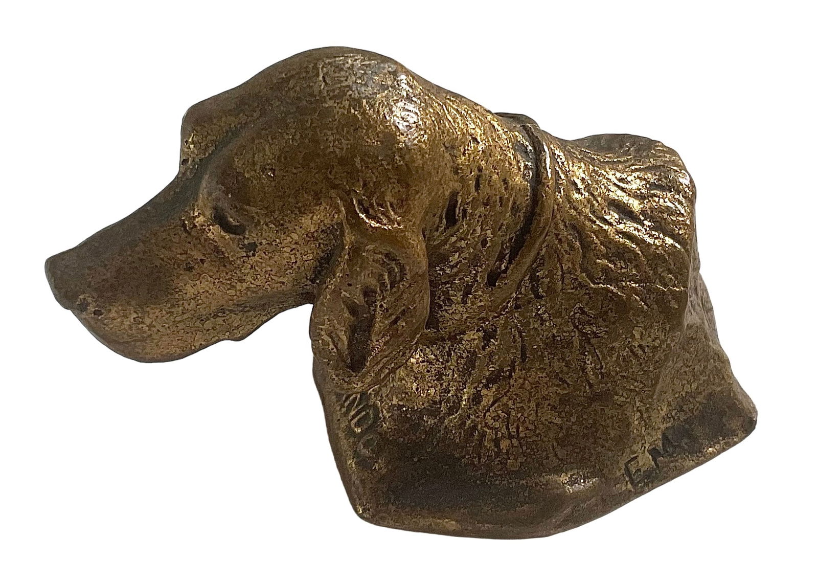 Tiffany Studios Signed bronze figure of a dog model 889 (1 of 6)